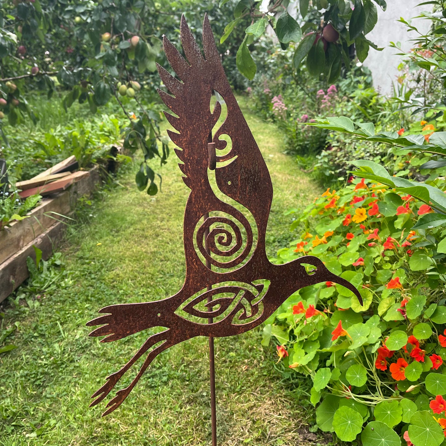 Native Irish Curlew metal sculpture