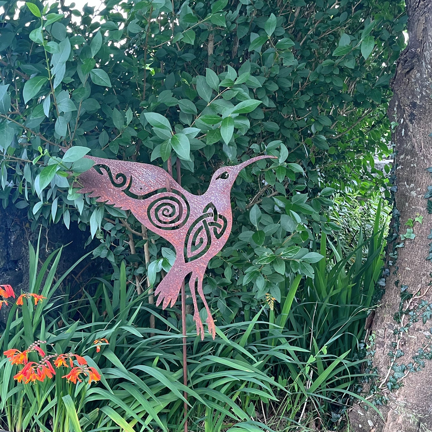 Native Irish Curlew metal sculpture