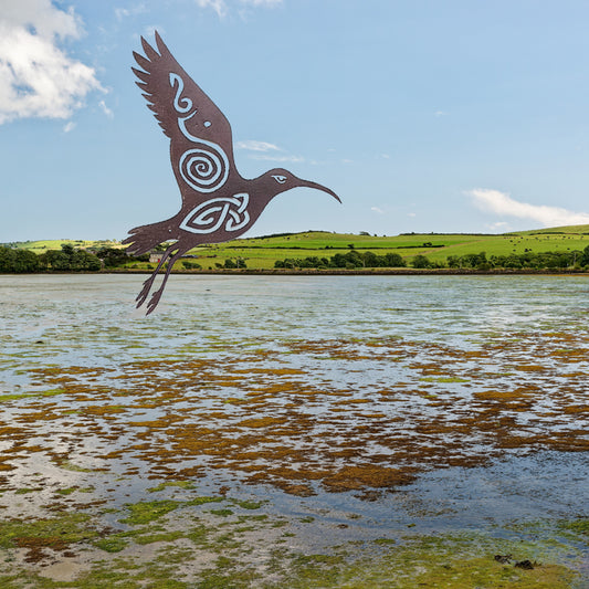 Native Irish Curlew metal sculpture